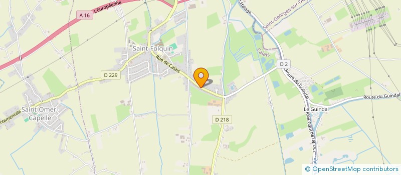 localisation de l'entreprise MADAME EDWIGE FACKEURE  SAINT-FOLQUIN