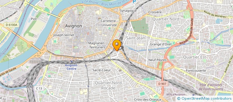 localisation de l'entreprise MADAME EDWIGE FERNANDEZ  AVIGNON