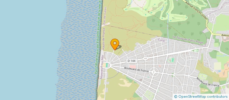 localisation de l'entreprise MADAME EDWIGE FURMAN à CUCQ