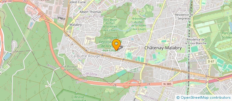 localisation de l'entreprise MADAME EDWIGE GAILLETON  CHATENAY-MALABRY