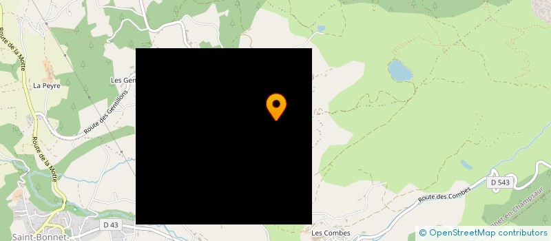 localisation de l'entreprise MADAME EDWIGE GALLAND  SAINT-BONNET-EN-CHAMPSAUR