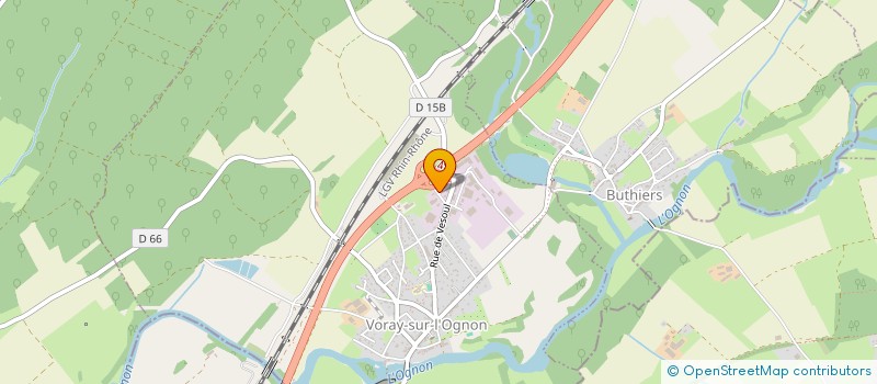 localisation de l'entreprise MADAME EDWIGE GRANDJEAN  VORAY-SUR-L'OGNON