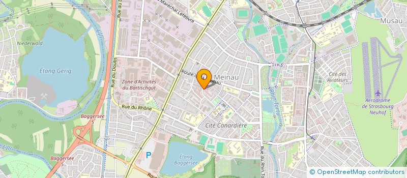 localisation de l'entreprise MADAME EDWIGE GRIVEAU à STRASBOURG