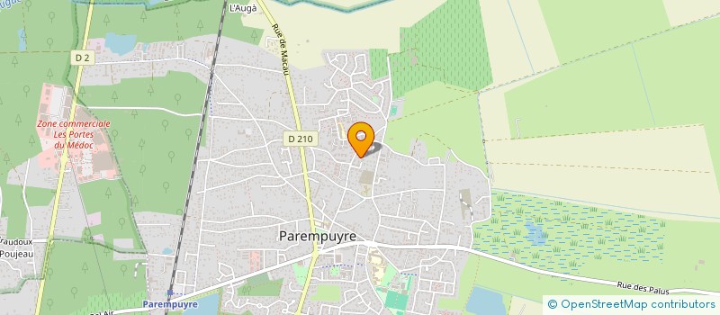 localisation de l'entreprise MADAME EDWIGE HENNAUT  PAREMPUYRE