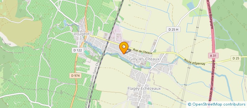 localisation de l'entreprise MADAME EDWIGE HOSTE  GILLY-LES-CITEAUX