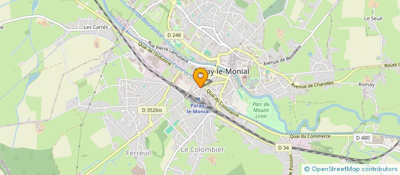 localisation de l'entreprise MADAME EDWIGE JAL à PARAY-LE-MONIAL