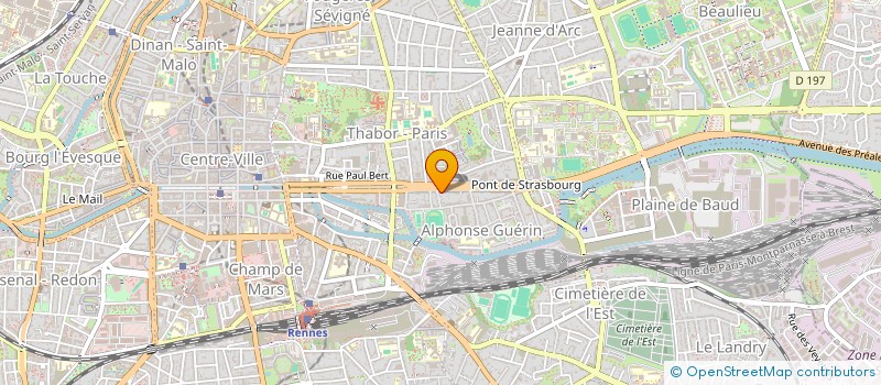 localisation de l'entreprise MADAME EDWIGE JARNOUEN DE VILLARTAY  RENNES