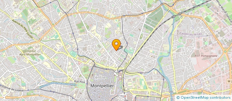 localisation de l'entreprise MADAME EDWIGE KERMOAL à MONTPELLIER