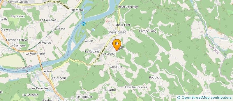 localisation de l'entreprise MADAME EDWIGE LALANDE  VEYRIGNAC