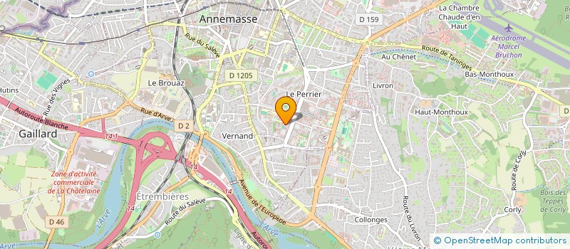localisation de l'entreprise MADAME EDWIGE LAWSON à ANNEMASSE