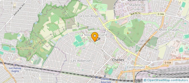 localisation de l'entreprise MADAME EDWIGE LEGALLAIS à CHELLES