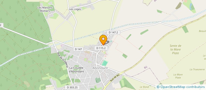 localisation de l'entreprise MADAME EDWIGE LEGENDRE à GOUSSAINVILLE