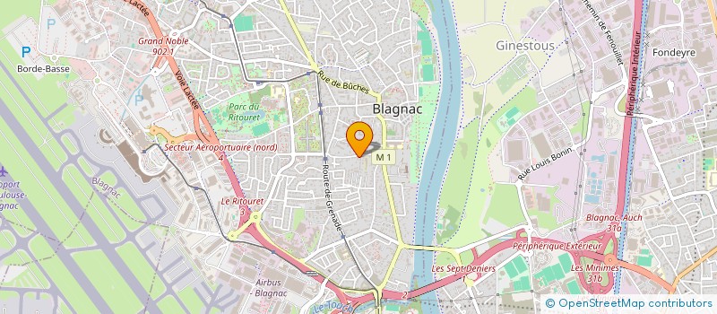 localisation de l'entreprise MADAME EDWIGE LEPOINT à BLAGNAC