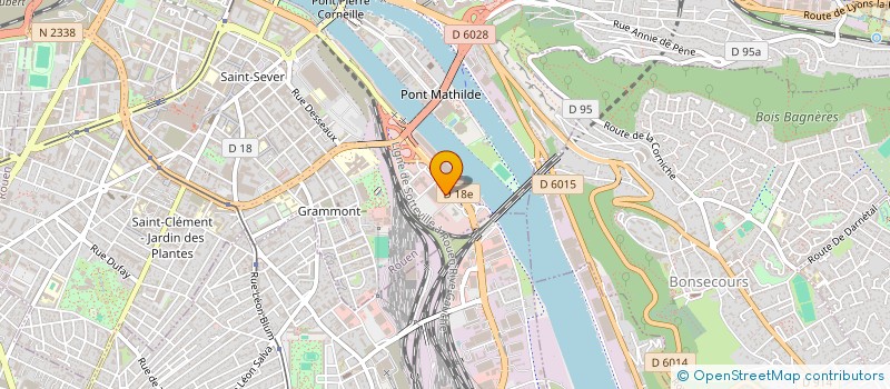 localisation de l'entreprise MADAME EDWIGE LEVESQUE à ROUEN