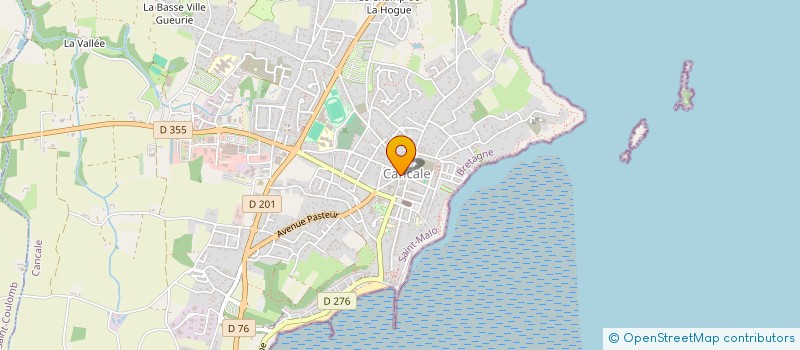 localisation de l'entreprise MADAME EDWIGE LOURDIN  CANCALE