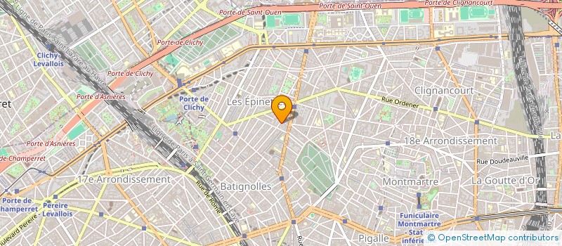 localisation de l'entreprise MADAME EDWIGE LOUVET  PARIS