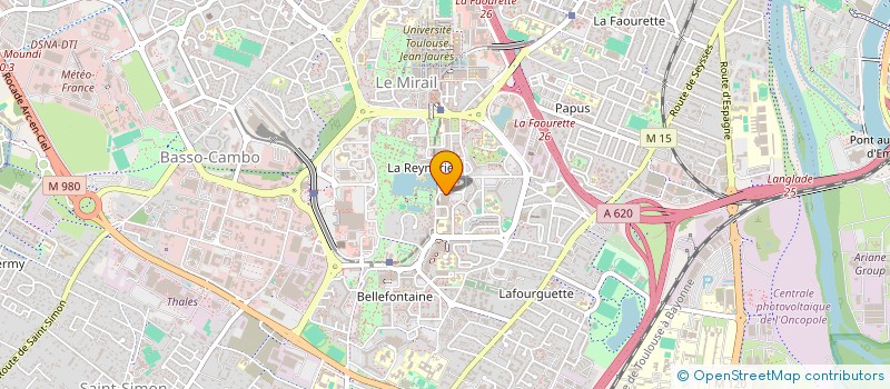 localisation de l'entreprise MADAME EDWIGE MANDROU à TOULOUSE