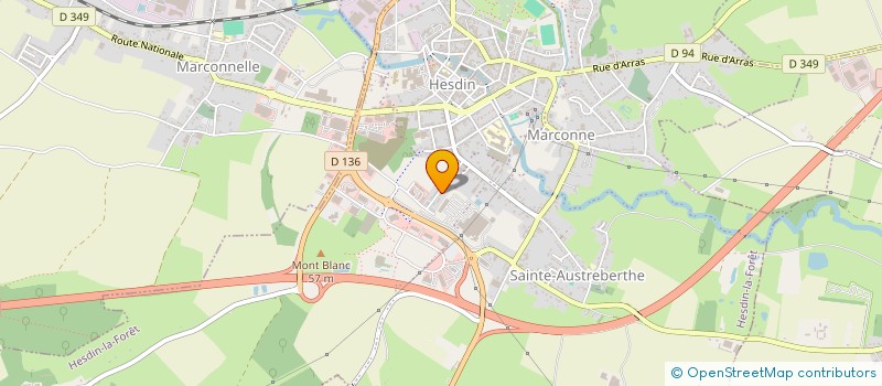 localisation de l'entreprise MADAME EDWIGE MEISTER  MARCONNE