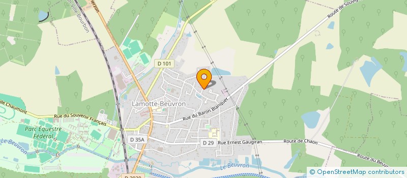 localisation de l'entreprise MADAME EDWIGE MENARD  NOUAN-LE-FUZELIER