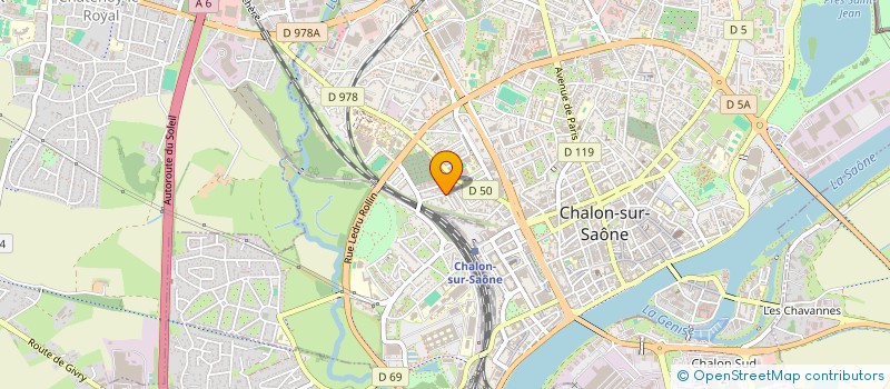 localisation de l'entreprise MADAME EDWIGE MILLIAND  CHALON-SUR-SAONE