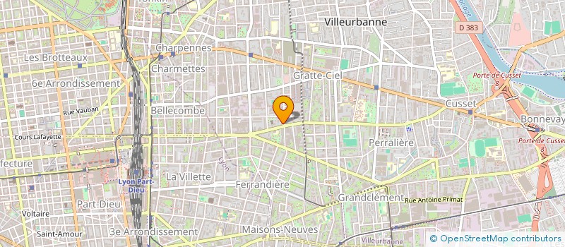 localisation de l'entreprise MADAME EDWIGE MOUILLON  LYON