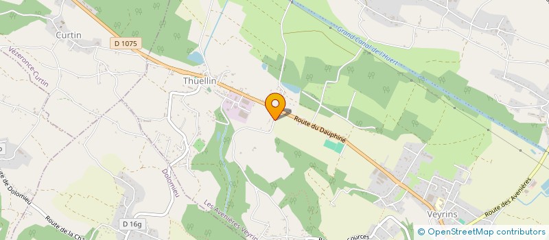 localisation de l'entreprise MADAME EDWIGE NATIN  LES AVENIERES VEYRINS-THUELLIN