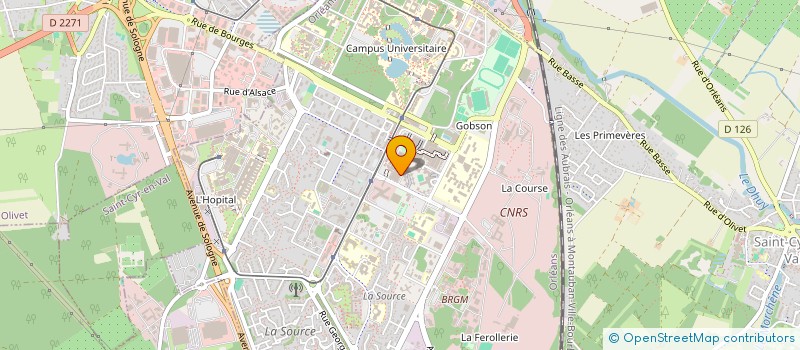 localisation de l'entreprise MADAME EDWIGE NGO TANG à ORLEANS