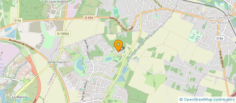 localisation de l'entreprise MADAME EDWIGE NKAM  MAGNY-LE-HONGRE