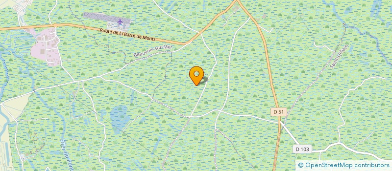 localisation de l'entreprise MADAME EDWIGE NOEL DE MOZART  SAINT-GERVAIS