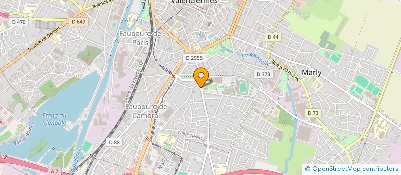 localisation de l'entreprise MADAME EDWIGE PAYE à VALENCIENNES