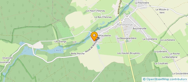 localisation de l'entreprise MADAME EDWIGE PIEDEVACHE à TOUROUVRE AU PERCHE