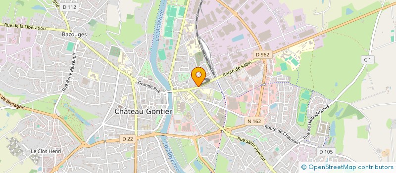 localisation de l'entreprise MADAME EDWIGE PILLET à CHATEAU-GONTIER-SUR-MAYENNE