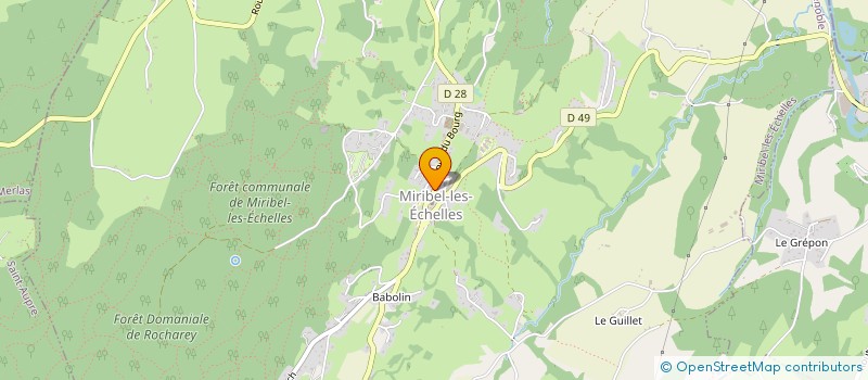 localisation de l'entreprise MADAME EDWIGE PINCEEL  SAINT-PIERRE-DE-CHARTREUSE