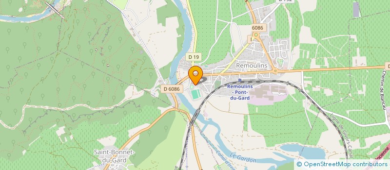 localisation de l'entreprise MADAME EDWIGE PLANCHON  REMOULINS