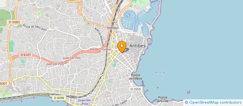 localisation de l'entreprise MADAME EDWIGE PLOT à ANTIBES