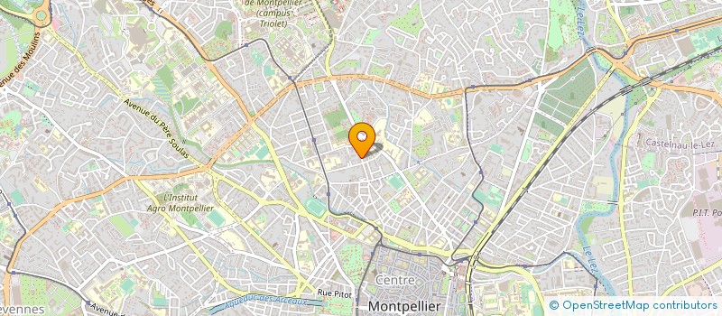 localisation de l'entreprise MADAME EDWIGE RASOANANTOANDRO à MONTPELLIER