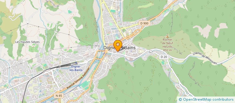 localisation de l'entreprise MADAME EDWIGE RIPOTEAU à DIGNE-LES-BAINS