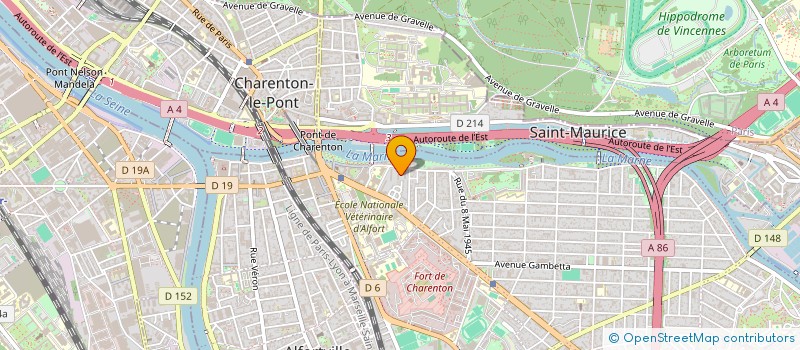 localisation de l'entreprise MADAME EDWIGE SANCHIS  CHARENTON-LE-PONT