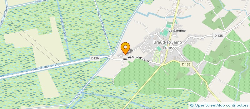 localisation de l'entreprise MADAME EDWIGE SAULNIER  BRAUD-ET-SAINT-LOUIS