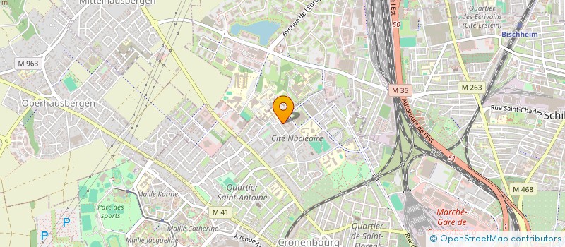 localisation de l'entreprise MADAME EDWIGE SCHLIER à STRASBOURG