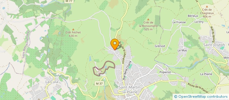 localisation de l'entreprise MADAME EDWIGE SEDFI  SAINT-MARTIN-LA-PLAINE