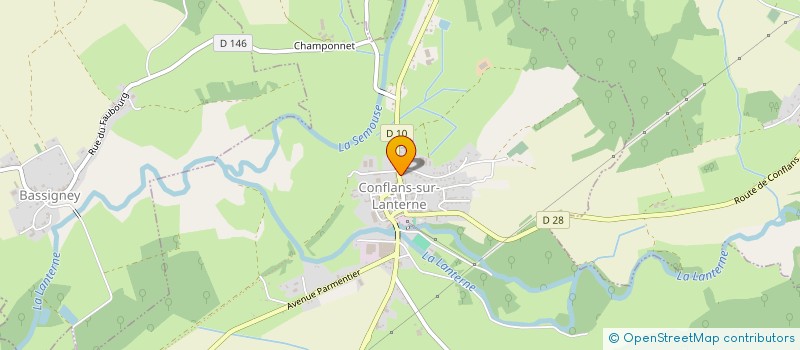 localisation de l'entreprise MADAME EDWIGE SEGUIN à CONFLANS-SUR-LANTERNE