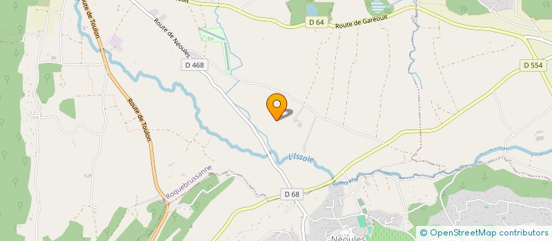 localisation de l'entreprise MADAME EDWIGE TEISSEIRE  LA ROQUEBRUSSANNE