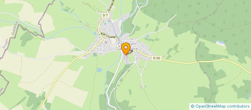 localisation de l'entreprise MADAME EDWIGE THOUVENOT  PASSAVANT-LA-ROCHERE