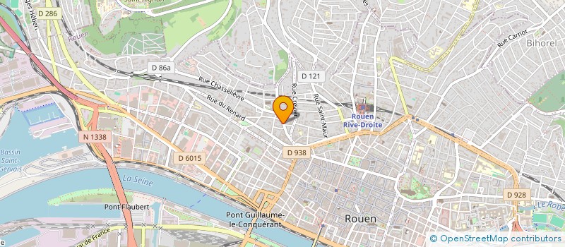 localisation de l'entreprise MADAME EDWIGE THROUET  ROUEN