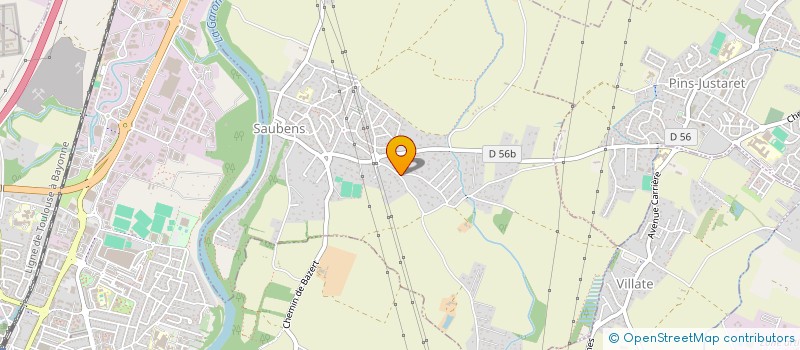 localisation de l'entreprise MADAME EDWIGE VITAL  SAUBENS