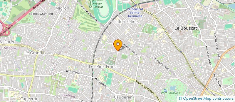 localisation de l'entreprise MADAME EDWIGE VRIGNAUD  BORDEAUX