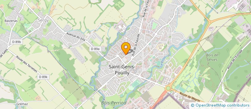 localisation de l'entreprise MADAME EDWIGE WELTER à SAINT-GENIS-POUILLY