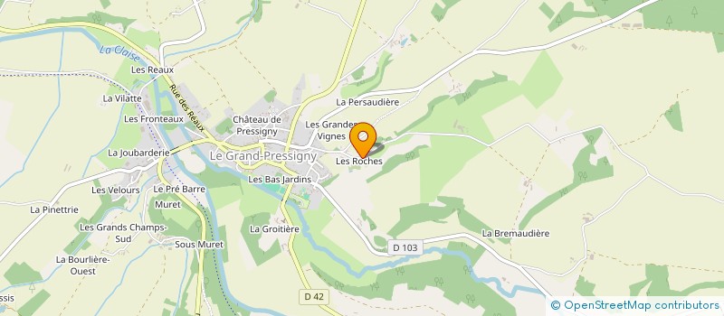 localisation de l'entreprise MADAME EDWIGE ZIARKOWSKI  LE GRAND-PRESSIGNY