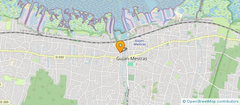 localisation de l'entreprise MADAME EDWINA LE ROUX  GUJAN-MESTRAS